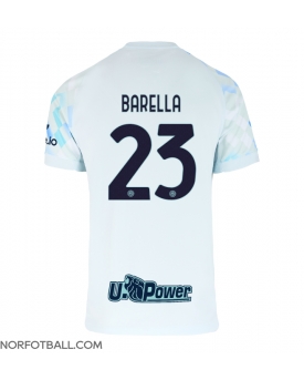 Billige Fotballdrakt Inter Milan Nicolo Barella #23 Replika Bortedrakt 2025-26 Kortermet